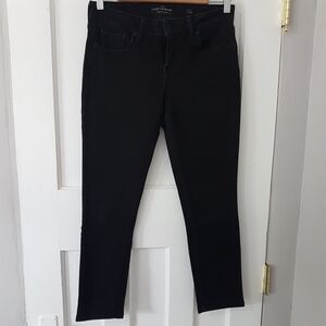 Lucky Brand Lolita Crop Skinny Denim Jeans Black Sz 25